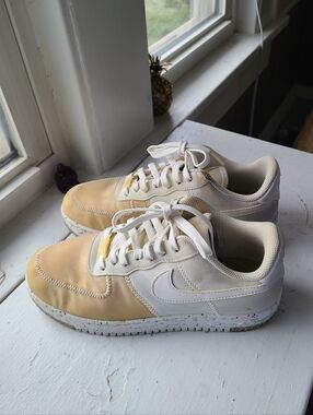 NIKE WOMENS SIZE 8 AIR FORCE 1 CRATER SUMMIT WHITE CT1986-100 SHOES SNEAKERS